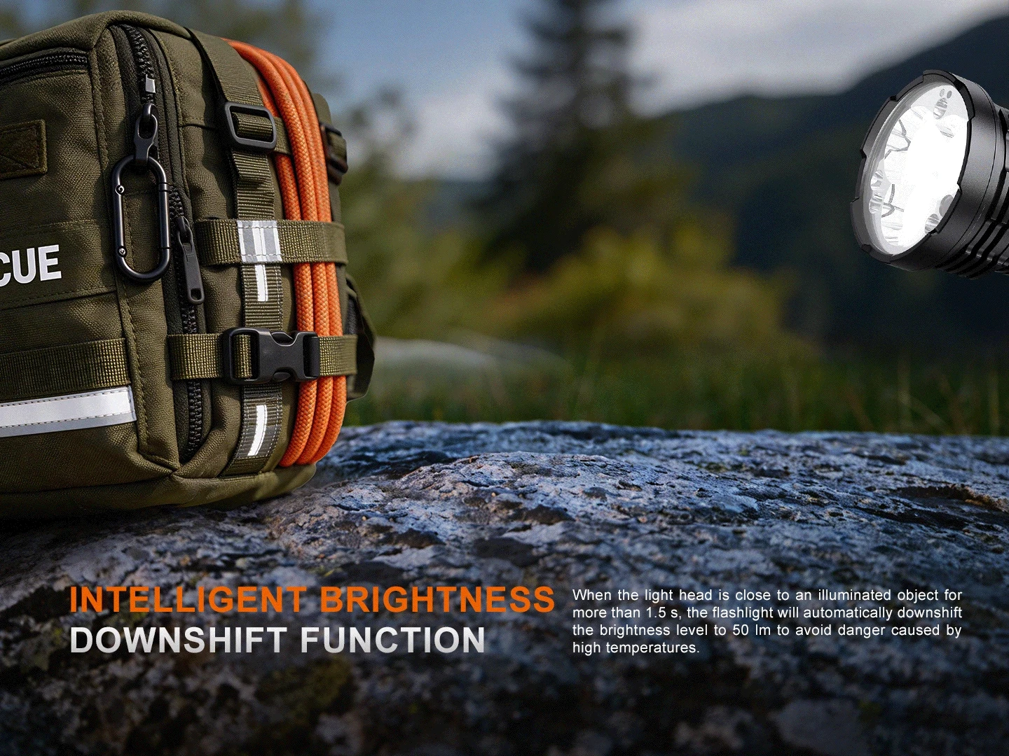 Fenix LR50R V2.0 18000 Lumen Spot and Flood Light with Red and UV